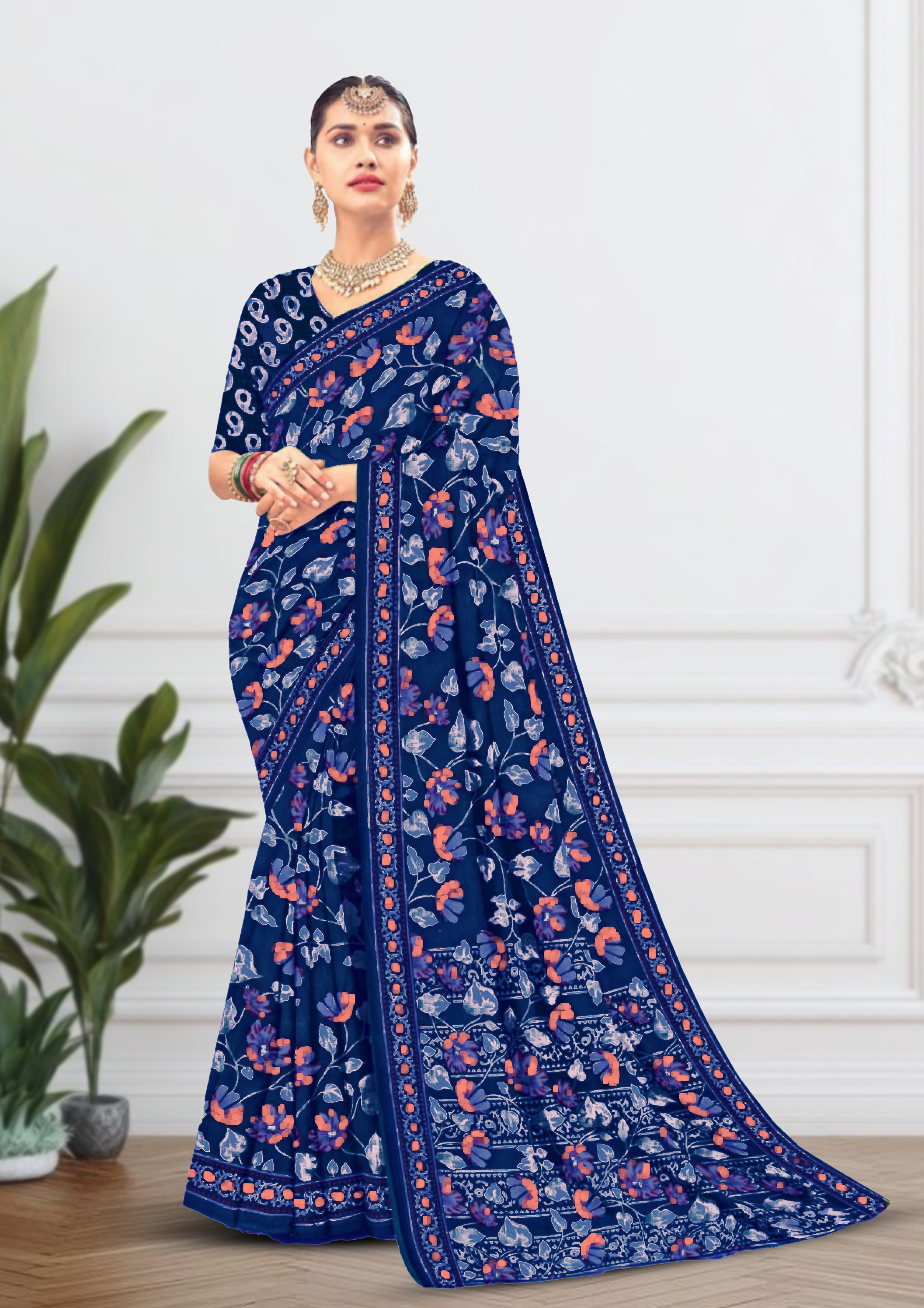 Banarasi Saree Mahogany Maroon Banarasi Saree saree online