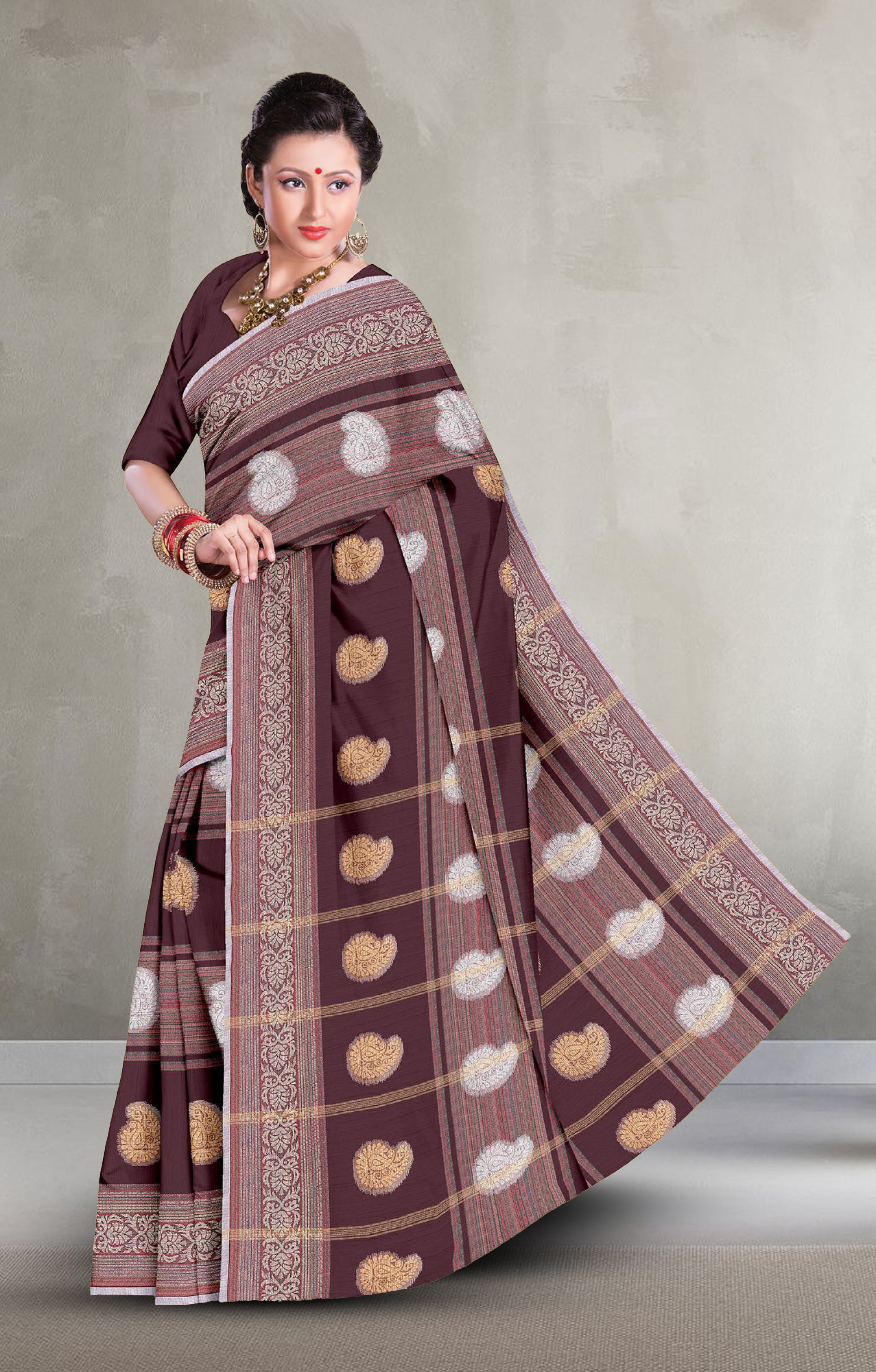 Printed Saree With Un-Stitched Blouse
